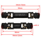 Meus Racing Steel Heavy-duty Drive Shaft V2 Versions Metal Front and Rear Driveshaft Universal Joint Spline Drive Shaft for 1/18 TRX4M TRX-4M Bronco Defender RC Crawler Upgrade Parts Accessories - HeliDirect